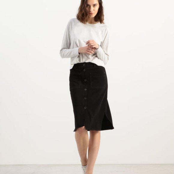 James Perse Fresca Cotton 70'S Skirt Size 0 - Picture 1 of 7